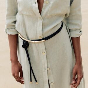 ZARA linen tunic dress